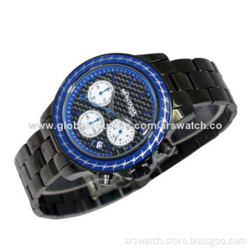 High-quality Multifunction Watch for Men with 5ATM Waterproof, Chronograph and Date Functions